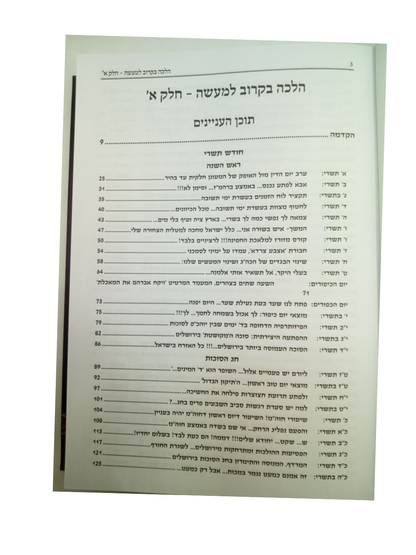 הלכה למעשה (בקרוב ממש ) חלק א' תשרי -טבת  מבית אז נדברו