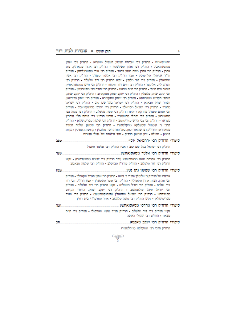 עובדות לבית דוד לעלוב