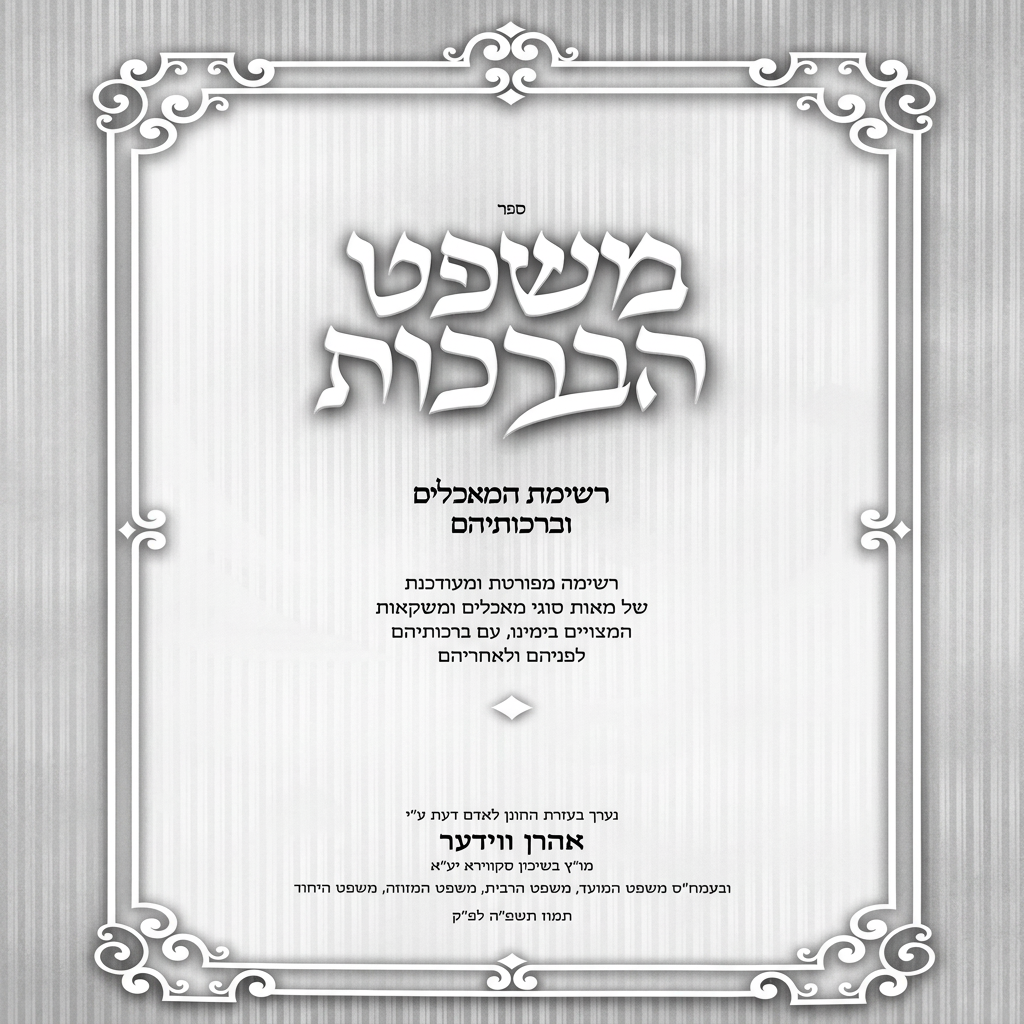 משפט הברכות -ג''כ -'אידיש