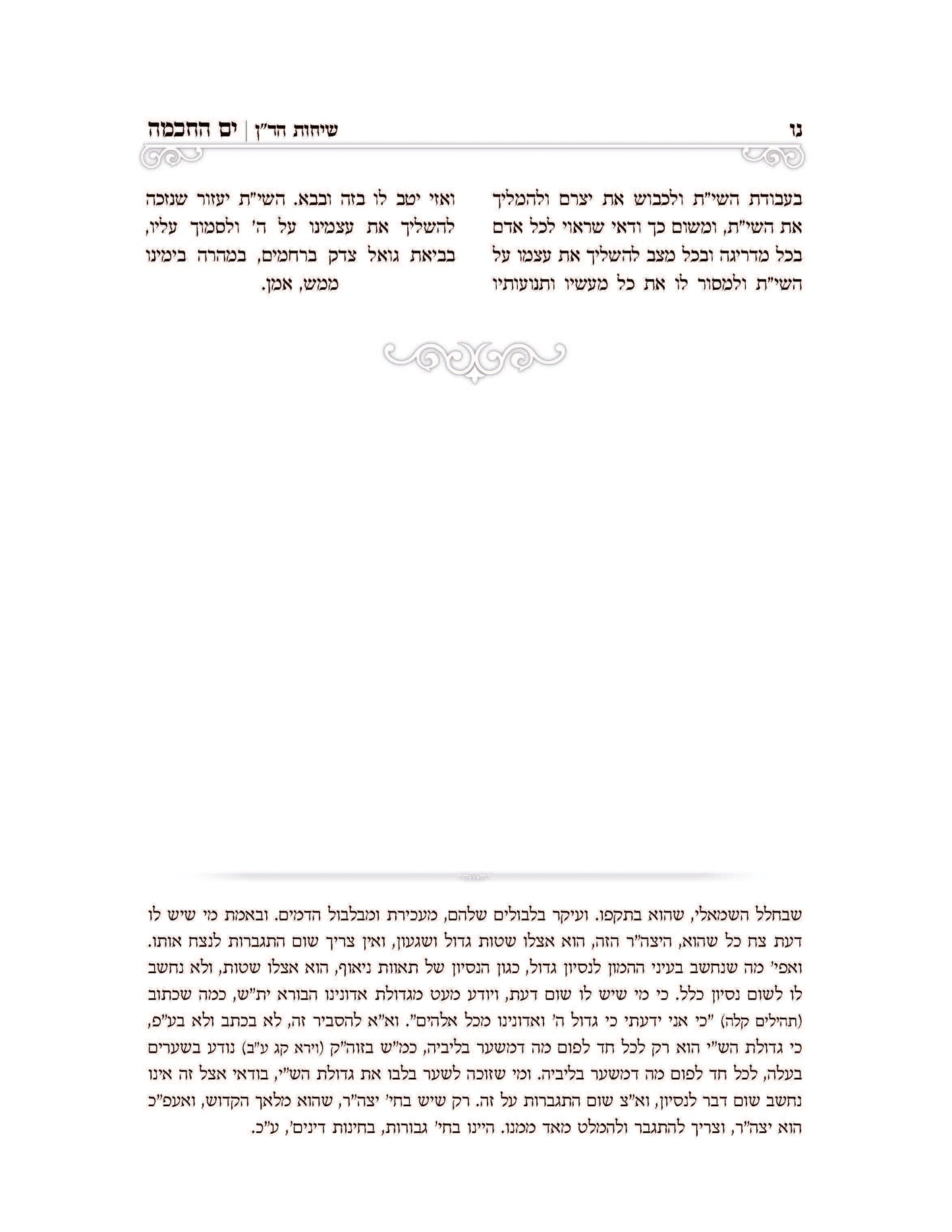 ים החכמה שיעורים בספר שיחות הר''ן -ב''כ